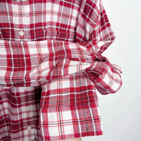 Levi’s Womens 2X  Maple Utility Shirt Boxy Length Flannel - Picture 9 of 16